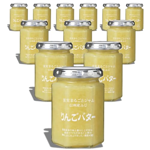 信州産ふじ りんご バター まるごと果実 四季の香りジャム jam ツルヤオリジナル 信州ご当地お取り寄せグルメ 大人買い 155g×12本セット