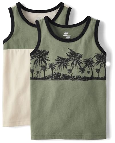 Image of The Children's Place Boys and Toddler Assorted Sleeveless Tank Tops