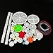 51PCS Plastic Gear Kit Single Gear Crown Gear Belt Pulley for RC Car Truck Robot Helicopter DIY Model Toy Parts