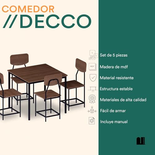 Catálogo para Comprar On-line Comedor Cuadrado 4 Sillas de esta semana. 9 Comedor Cuadrado 4 Sillas marca MUBSON (3)