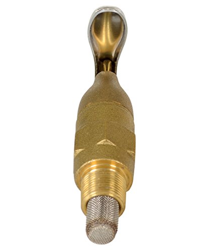 Vestil DFT-RIGID Torneira de tambor manual de latão com alça travável