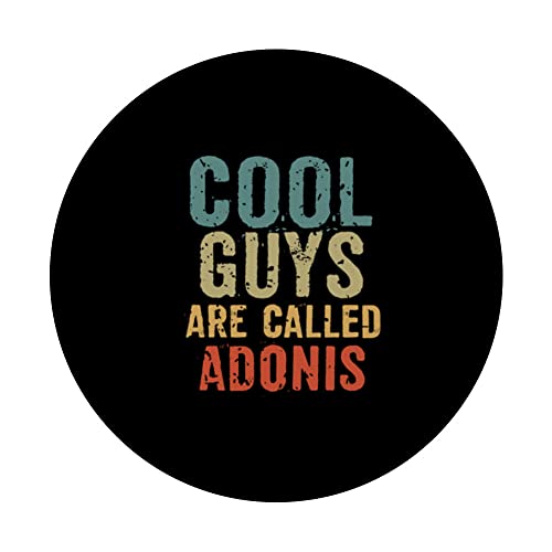 Cool guys are called Adonis PopSockets Swappable PopGrip, Black - Image 3