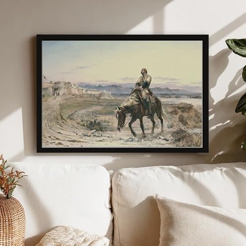 Toile tendue Restes d'une armée : tableau mural avec cadre à suspendre sans reflet