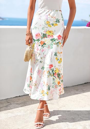 Image of BTFBM Satin Skirts for Women Trendy 2026 Summer Fall