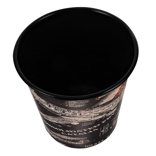 HOOTNEE Papelera De Escritorio Vintage De Mini Para Oficina y Hogar Organizador De Desechos Para Escritorios y Mesas De Comedor Recipiente Práctico Para Desechos y Accesorios De