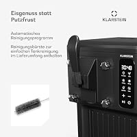 Klarstein Sweet Sundae Eismaschine - 3-in-1 Für Eiscreme, Milchshakes & Smoothies, 1,5 L Tank, Touch-Display, Keep-Cool-Modus, Reinigungsfunktion, Schwarz – Ansicht 6