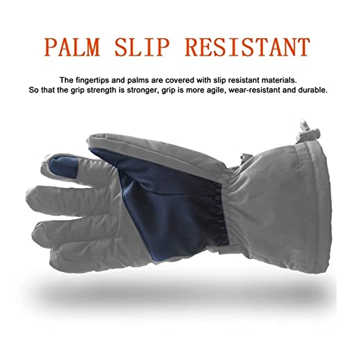 Gants de ski chauds et imperméables avec chauffage doigts complets - 3