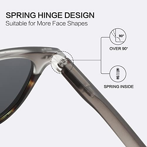 Zenottic Classic Square Polarized Sunglasses, Retro Trendy Sunglasses For Women Men Uv Protection #TOP3