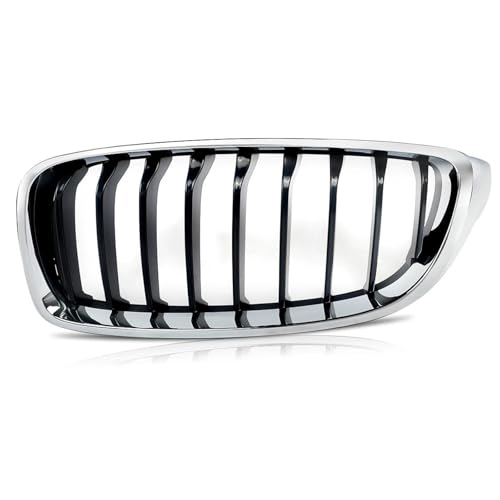 Rejilla lateral izquierda y derecha para F32 F33 F36 F80 435i 440i, repuesto estética negra cromada