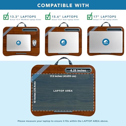 Image of LAPGEAR Designer Lap Desk with Phone Holder and Device Ledge - Arrow Stripes - Fits up to 15.6 Inch Laptops - Style No. 45411,(Pack of 8)