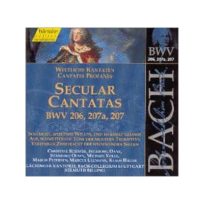 Bach: Secular Cantatas, BWV 206, 207a, 207 (Edition Bachakademie Vol 64) /Rilling