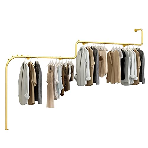 Grande capacité d'exposition avec ce porte-vêtements mural pour boutiques