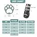 OHCOZZY Wasserdicht Hundeschuhe, Anti-Rutsch Hundestiefel mit reflektierenden Riemen, Verschleißfeste Gummisohle Hundeschuhe Pfotenschutz fürkleine, Mittlere und Große Hunde 4 Stück(M, Schwarz)