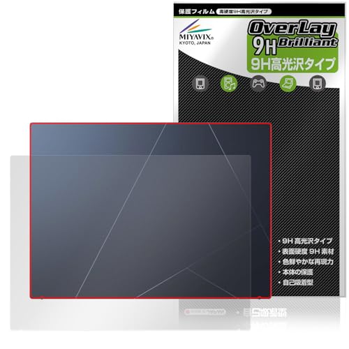 �~���r�b�N�X ASUS ZenBook S 13 OLED UX5304MA / UX5304VA �V�� �Ή� �ی� �t�B���� PET�� ���d�x 9H ���� �����K���X�����̍d�x ���{��