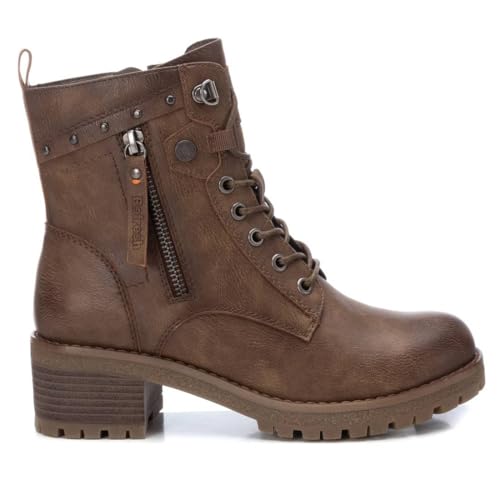 REFRESH   Botín Mujer Taupe   Calzado Cómodo y Versátil   Moda casual   Modelo 17224102 (Talla 39)