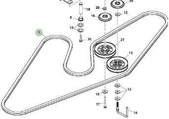 John Deere V-Belt M163620
