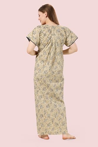 Image of Soulemo Women's Pure Cotton Floor Length Nighty 1690