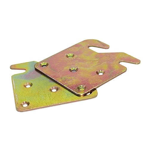 PartyKindom Bed Frame Support Connector Utility Bed Accessories 5 Hole Design for Wood Rail