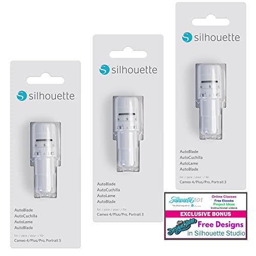 Silhouette America CC-SILH-ACC-B6 Silhouette Autoblade - Pack Of 3 Blades For Use With Cameo 4 thumb #4