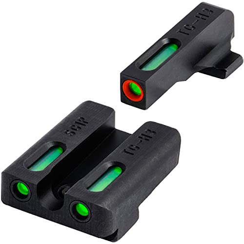Image of Truglo TFX PRO Handgun Sight, Glowing Shock Proof Tritium and Fiber Optic Night Sight for Handguns, Compact, Durable, and Snag Free Sight