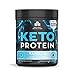 Ancient Nutrition KetoPROTEIN Powder Vanilla, Keto Protein Diet Supplement, High Quality Low Carb Proteins and Fats from Bone Broth and MCT Oil, 17 Servings