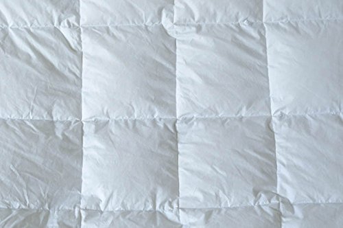 Edredón de plumón de ganso blanco king 230x220 cm con 10,5 tog 3