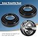 Front Axle Seal & U Joint Kit Compatible with Ford F250 F350 F450 F550 Super Duty Excursion with Dana 50/60 1998-2005 Replace# 2002692 50381 50491 SPL55-4X 41784-2