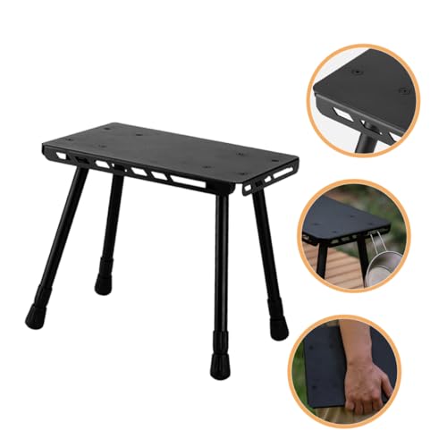 Table de camping pliante en fer compacte et legere pour randonnee