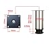 4 piezas Pies ajustables, Pies de gabinete de 120 mm de altura,...