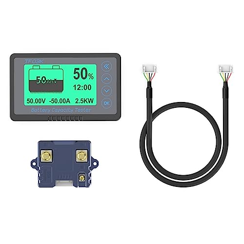 Compteur Coulomb capacité batterie affichage tension courant pour alimentation prise de courant