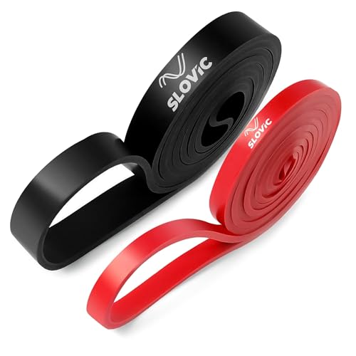 Slovic Resistance Band for Workout 15+35 KG BLACK+RED - Image 2
