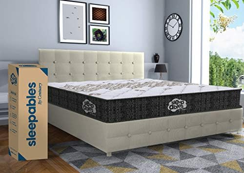 Centuary Mattresses Sleepables 6 Inch Multi Layered Pocket Spring Mattress (78 x 72 x 6 Inch, King)