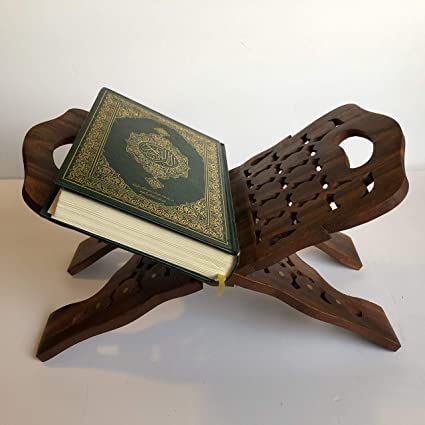 Anaya Afroz Book Reading Stand / Wooden Brown Rehal Handmade Handcrafted Sheesham Premium Geeta/ Quran/ Bible/ Ramayana Holy Book Stand-image-25