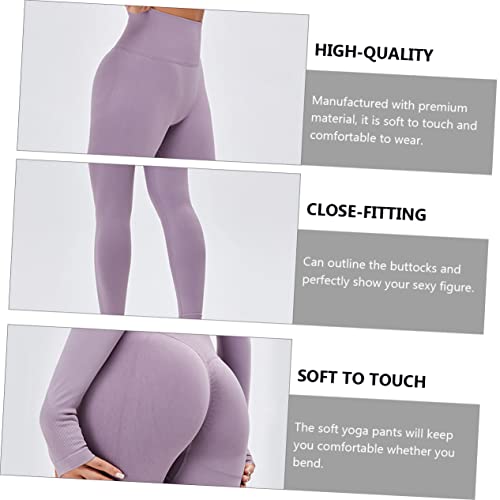 KESYOO 1Pc Calças De Yoga De Cintura Calças De Yoga De Cintura Leggings De Controle De Barriga Calça