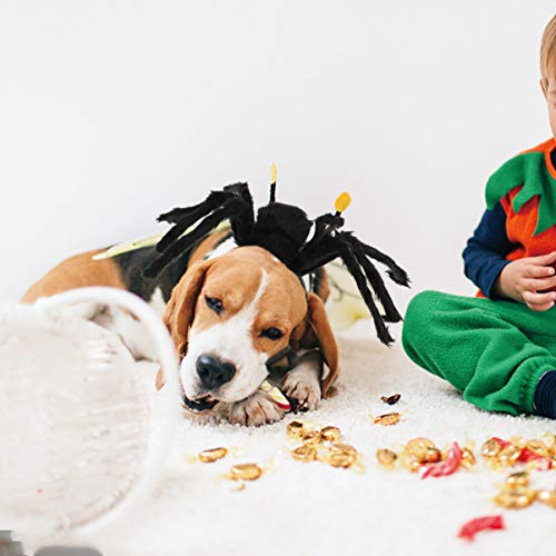 UKCOCO Cachorro Gato Aranha Halloween Animal Estimação Cosplay Roupas para Halloween Festa Pet Dress