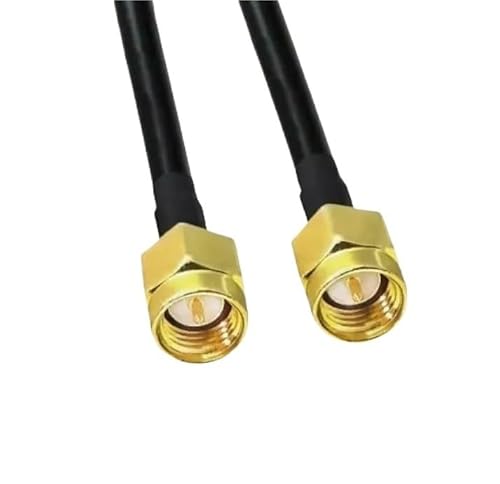 L*/M*R195 50-3 �P�[�u�� RPSMA/SMA ���� SMA �I�X���X�R�l�N�^���p 50ohm ���� WI/*FI an*/�e�i�����p(Army green,300CM)