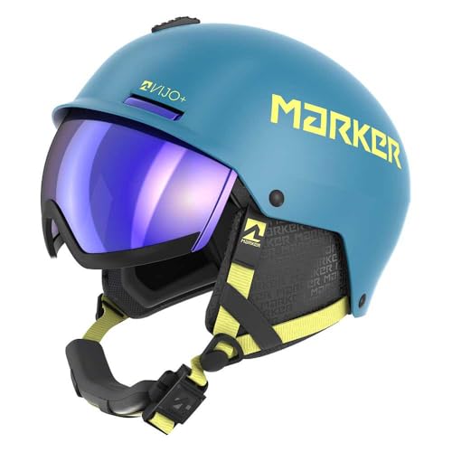 Casco de esquí azul Marker Vijo+ ideal para vacaciones de invierno