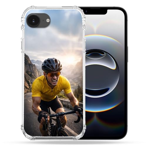 Coque iPhone 17e sport cyclisme maillot jaune antichoc haute résistance