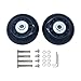 YongXuan Mute Wear-Resistant Luggage Suitcase Replacement Wheels Kit Inline Outdoor Skate Replacement Wheels (60mm × 24mm)