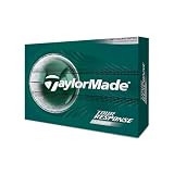 TAYLORMADE GOLF(テーラーメイドゴルフ) TM26 Tour Resp Stripe CLR dz ツアーレスポンスストライプ クリア ゴルフボール 2026年モデル ホワイト/ホワイト