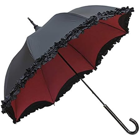 Amazon Co Jp Bonbon ボンボン パゴダ傘 Uvカット 晴雨兼用 ワインレッド Col 15 服 ファッション小物