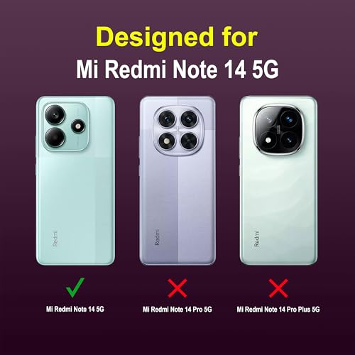Image of Zapcase Back Case Cover for Mi Redmi Note 14 5G | Compatible for Mi Redmi Note 14 5G Back Cover | Liquid Silicon Magic Case with Camera Protection | Lavender