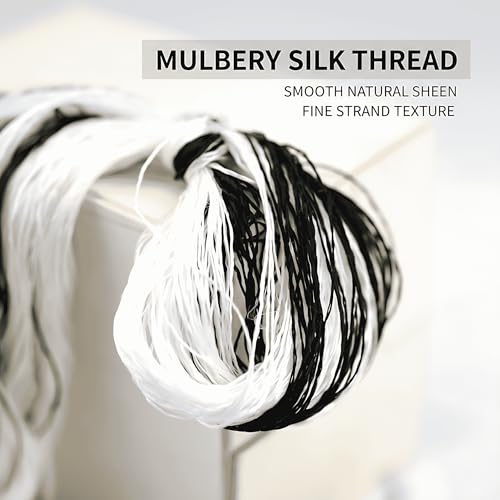 Image of MIINGGUXIUYI Mulberry Silk Floss Embroidery Thread Floss-Cross Stitch Threads China Silk Woven Jewelry Threads DIY Sewing Kits (88)