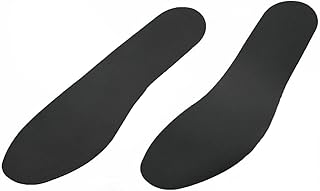 Stainless Steel Anti-Nail Puncture Resistant Insoles Stainless Steel Insole for Men’s and Women’s Fit for All Kinds of Shoes (US10(EU43)) Black