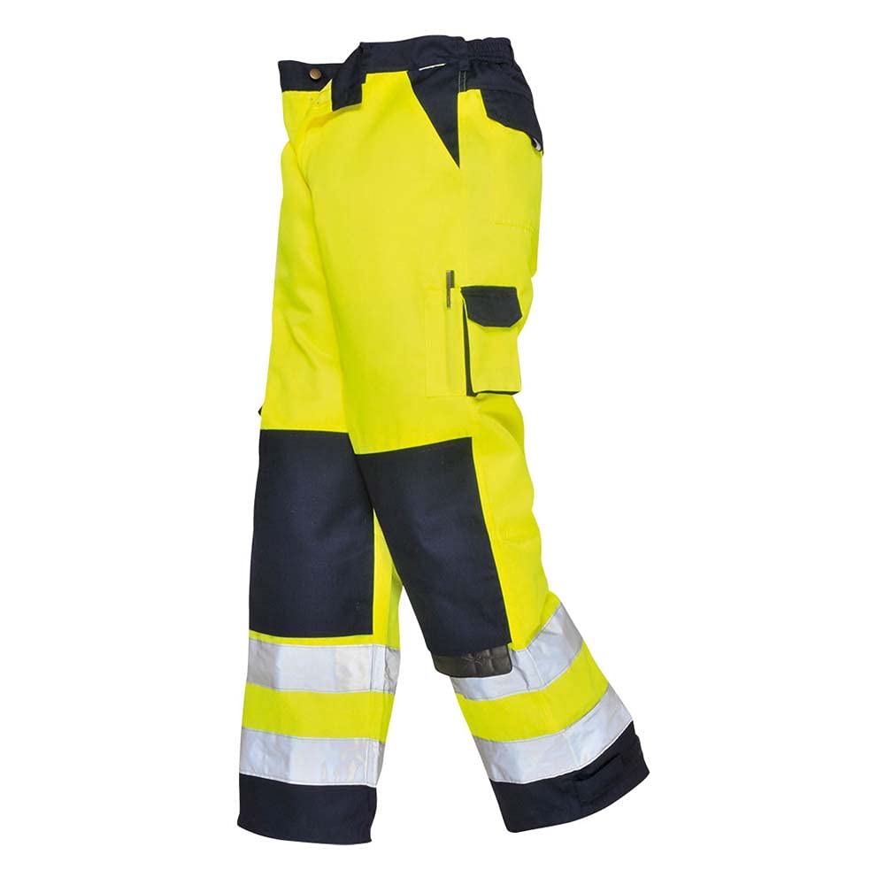 Portwest TX51 Lyon Pantalon Coutures Double Piqûre Bande Réfléchissante