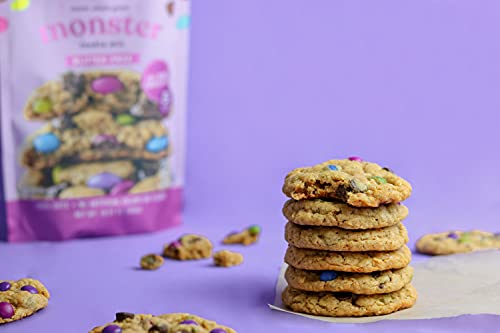 Miss Jones Baking Monster Cookie Mix - Gluten Free, 25% More Chocolate, 50% Lower Sugar, Lactation Cookie, Naturally Sweetened Desserts & Treats (Pack Of 6) #TOP2