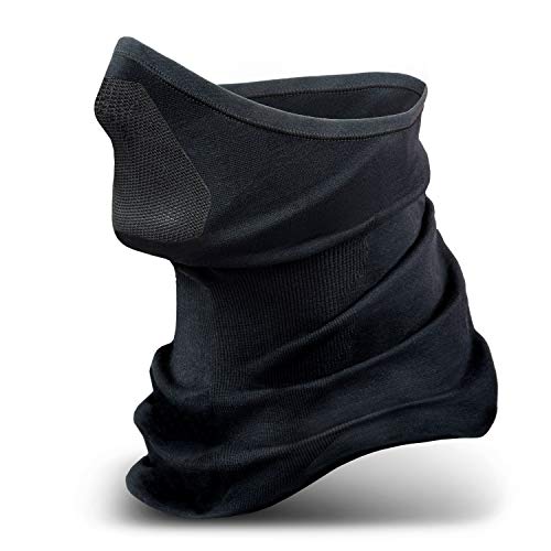 ROCKBROS Halbe Sturmhaube für Outdoorsports Fahrrad Motorrad Snowboard Ski Radfahren Herren Damen Atmungsaktiv 2 STANDWERK® Halbe Sturmhaube schwarz I Atmungsaktive und klimaregulierende Sturmmaske I Gesichtsmaske mit hochwertigem Nylon-Netz I Die Model X-Treme Funktionskleidung für Herren (L)
