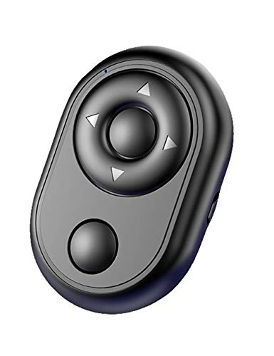 Bluetooth Remote & Page Turner Control - Can Also Use to Scroll Videos for Tiktok and Control to Play/Pause The Video - It Can Work with Most Cellphones/Tablets (Andriod 8.0+ and iOS 6.0+)