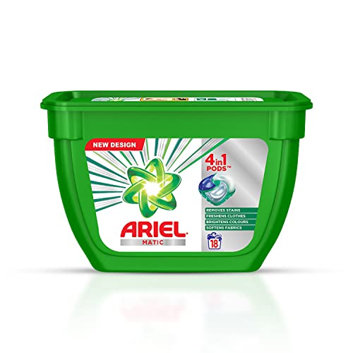 Ariel Matic 4in1 PODs Detergent Pack 18 Ct -for Top & Front Load Washing Machine Only For Rs. 374 @ 25 %