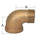 Buck Algonquin 00103050 90 degree Bronze Street Elbows